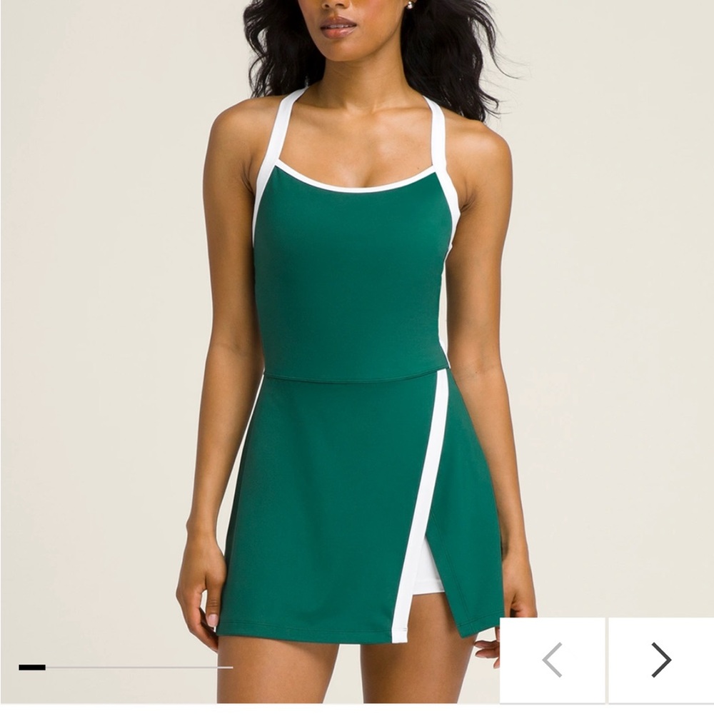 Wilson Green and White Tennis Dress